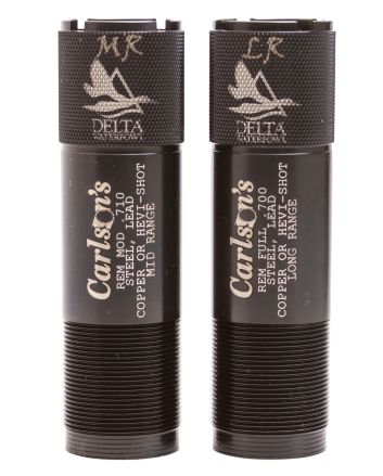 Carlson's Choke Tubes 07260 Delta WaterfowlRemington Rem Choke 12 Gauge Mid/Long Range Knurled 17-4 Stainless Steel