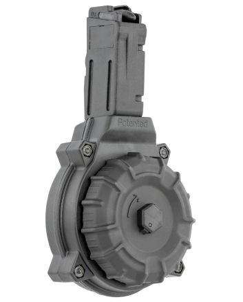 ProMag DRMA21 Standard50rd Drum 9mm Luger Fits Sig MPX Black DuPont Zytel Polymer