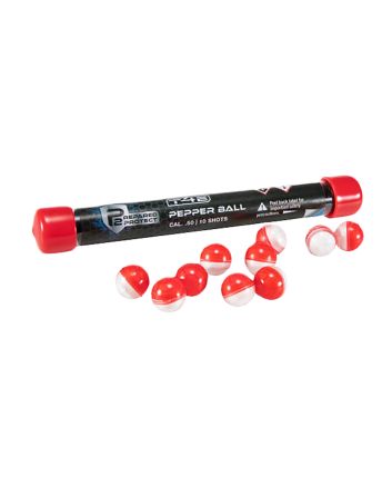 RWS/Umarex 2292301 Pepperballs Training Red/White 10 Pack