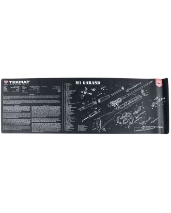 TekMat TEKR36M1GARANDBK M1 Garand Cleaning Mat Black/White Rubber 12"x36" M1 Garand Parts Diagram