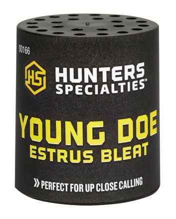 Hunters Specialties 00166 Young Doe EstrusCan Call Doe Sounds Attracts Deer Black