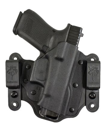 DeSantis Gunhide 176KA8BZ0 Intruder 2.0 IWB/OWB Black Kydex Belt Loop Fits Glock 43/43X Right Hand