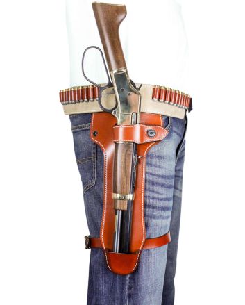DeSantis Gunhide 181TJ01Z0 Mare's LegLeg Tan Leather Fits Heritage Mare's Leg 22LR/22 Mag Ambidextrous