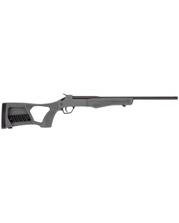 Rossi SSP1GRAY Tuffy Single Shot Youth 410 Gauge Break Open 3" 1rd 18.50" Matte Black Barrel, Matte Black Steel Receiver, Gray Synthetic Thumbhole Stock w/Shell Holder, Right Hand