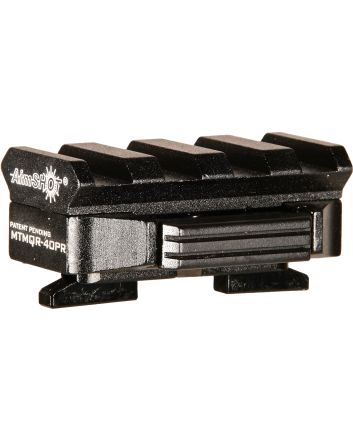AimShot MTMQR40PR M-LOK AdapterQuick Release Black Anodized Aluminum, Picatinny Rail Mount