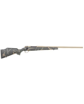 Weatherby MAM05N65CMR6B Mark V Accumark LTD 6.5 Creedmoor 4+1 22" Barrel, Burnt Bronze Cerakote Finish, Gray/Brown Accent Black Fixed Monte Carlo Stock