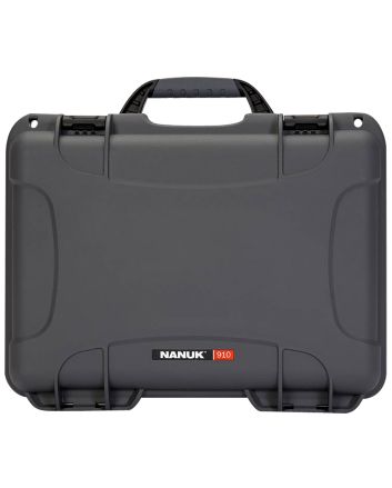 Nanuk 910GLOCK7 910 Glock Compatible 2 Up Pistol Case Graphite Resin w/ Closed-Cell Foam Padding 13.20" L x 9.20" W x 4.10" H Interior Dimensions