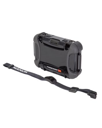 Nanuk 3100001 Nano 310 Black Polycarbonate w/ PowerClaw Latches Includes Carry Strap