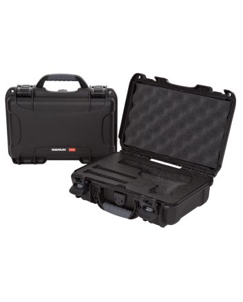 Nanuk 909CLASG1 909 Classic Gun Case Waterproof &amp; Airline Approved Black Polyethylene w/ Closed-Cell Foam 11.44" L x 7" W x 3.68" H Interior Dimensions