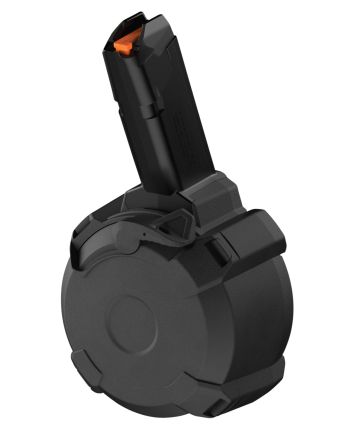Magpul MAG1137-BLK PMAG D-50 GL9-PCC 50rd Drum 9mm Luger Black Polymer Glock Style Fits Post PCC (NOT B&amp;T GHM9 &amp; KelTec Sub 2000)