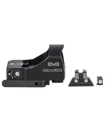 Meprolight USA 88070500 MicroRDSBlack 1 x 0.9" x 0.7" 3 MOA Red Dot Glock (Except Slimline)
