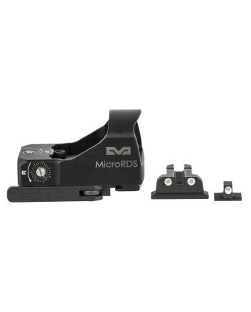 Meprolight USA 88070504 MicroRDSBlack 1x 3 MOA Dot Reticle Fits S&amp;W M&amp;P (Non-Optics Ready) Pistol