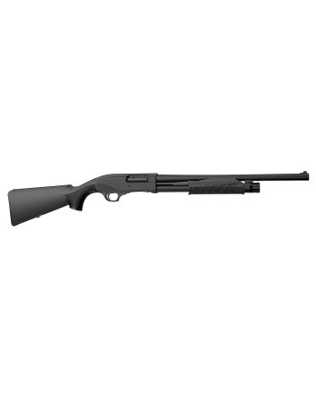 Retay USA GPSTAC18 GPS Tactical Inertia Plus 12 Gauge with 18.50" Deep Bore Drilled Barrel, 3" Chamber, 5+1 Capacity, Matte Black Metal Finish &amp; Black Synthetic Stock Right Hand (Full Size)