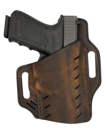 Versacarry G1BRN GuardianOWB Size 1 Distressed Brown Leather Belt Slide Fits Beretta Px4 Storm Right Hand