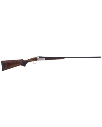 TriStar 38112 Bristol SxS 12 Gauge 28" 2rd 3" Silver Engraved with 24K Gold Inlay Rec Oiled Turkish Walnut Stock Right Hand (Full Size) Includes 5 MobilChoke