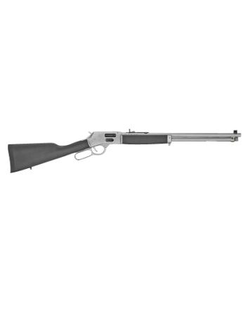 Henry H012GCAW Big Boy All Weather Side Gate Full Size 45 Colt (Long Colt) 10+1 20" Hard Chrome Plated Steel Barrel, Satin Hard Chrome Steel Receiver, Stained Hardwood Wood Stock Right Hand