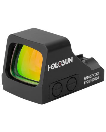 Holosun HS407KX2 407Black Anodized 1 x 0.58" x 0.77" 6 MOA Red Dot