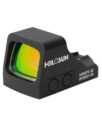Holosun HS507KX2 507Black Anodized 1 x 0.58" x 0.77" 2 MOA red Dot/32 MOA Circle Multi Reticle