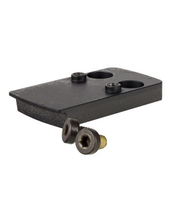 Trijicon AC32092 Adapter PlateMatte Black Steel, Fits Springfield Hellcat OSP/S&amp;W M&amp;P Shield C.O.R.E, RMSc Footprint Mount
