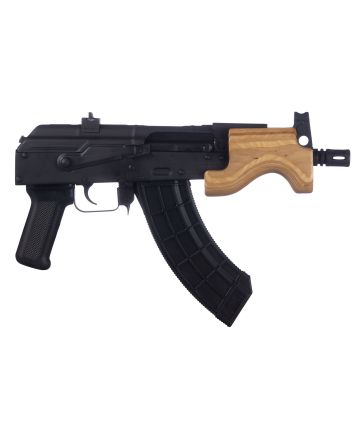 Century Arms HG2797N Draco Micro 7.62x39mm 30+1 6.25" Black Threaded Barrel, Black Steel Receiver, Black Polymer Grip, Right Hand, Includes Magazine
