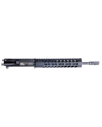 HM Defense 125MBUP556 MonoBloc Upper223 Rem, 5.56x45mm NATO 12.50" Black Cerakote Barrel, 7075-T6 Aluminum Black Anodized Receiver, 10.37" M-LOK Free-Float Handguard for AR-15 Pistol