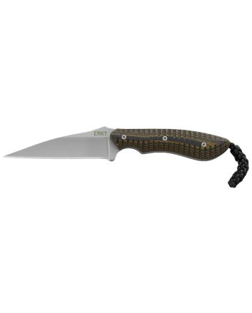 CRKT 2388 S.P.E.W.3" Fixed Wharncliffe Plain Bead Blasted Black/Brown Blade/G10 Black/Brown G10 Handle Includes Sheath