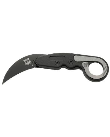 CRKT 4040 Provoke2.41" Folding Hawkbill Plain Black TiN D2 Steel Blade/ Black Aluminum Handle Includes Pocket Clip