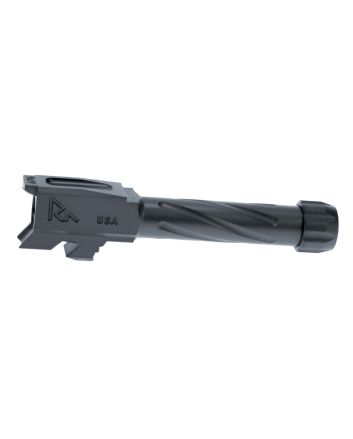 Rival Arms RA20G302D Precision V1 Drop-In Barrel 9mm Luger 3.41" Stainless PVD Finish 416R Stainless Steel Material with Threading for Glock 43