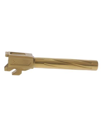 Rival Arms RA20P401E Precision Drop-In Barrel 9mm Luger 3.90" Gold PVD Finish 4340H Steel Material for Sig P320 Full Size