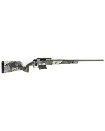 Springfield Armory BAW92265CMG Model 2020 WayPoint6.5 Creedmoor 5+1 Cap 22" Mil-Spec Green Cerakote Rec/Barrel Evergreen Camo Carbon Fiber Hybrid Profile with M-LOK Stock Right Hand (Full Size)