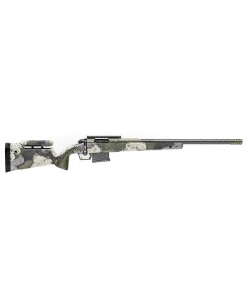 Springfield Armory BAW92265CMCFGA 2020 WayPoint6.5 Creedmoor 5+1 22" CF Evergreen Camo Hybrid Profile w/Adj Cheek Comb &amp; M-LOK Stock Mil-Spec Green Cerakote Right Hand