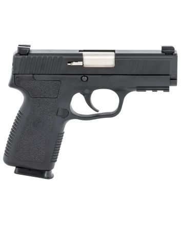 Kahr Arms KP90S94N P9-29mm Luger 7+1 3.60" Barrel, Black Finish Picatinny Rail Frame, Serrated Matte Black Stainless Steel Slide, Textured Polymer Grip &amp; TruGlo Night Sights