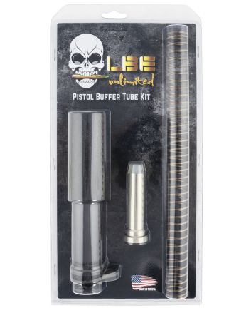 LBE Unlimited PBUFKTCG Pistol Buffer Tube KitGray AR-Platform