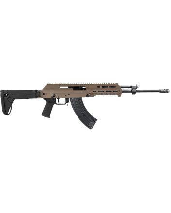 M+M Industries M10XZSHFDE M10X7.62x39mm 30+1 16.50" Barrel w/Muzzle Brake, 5 Position Side Folding Collapsible Stock, Black Magpul SL Grip, Short Handguard Optics Ready