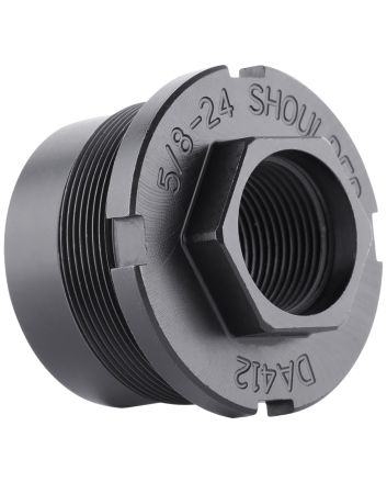 Dead Air DA412 Ghost-M &amp; Pyro Fixed Mount 5/8"-24 tpi Black