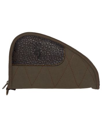 Browning 1435048411 Laredo Pistol Rug 11" Long Olive w/ Brown Accents Canvas/Leather Holds Handgun