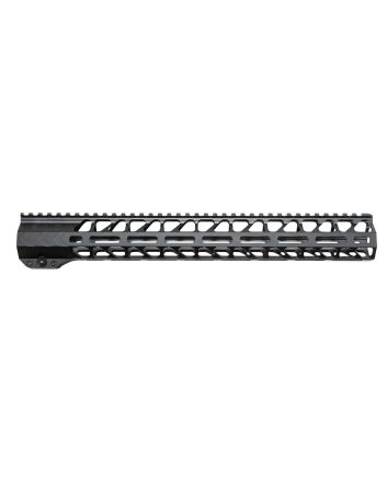 Battle Arms Development BADWH15MLOK Workhorse Handguard 15" M-LOK, Free-Floating Style Made of 6061-T6 Aluminum with Black Anodized Finish for AR-15