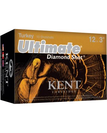 Kent Cartridge C123TK504 Ultimate Turkey 12Gauge 3" 1 3/4oz 4Shot 10 Per Box/10 Case