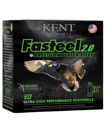 Kent Cartridge K1235FS403 Fasteel 2.012 Gauge 3.50" 1 3/8 oz 3 Shot 25 Per Box/ 10 Case