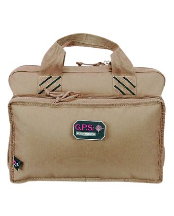 GPS Bags 1310PCT QuadTan Holds 4 Handguns