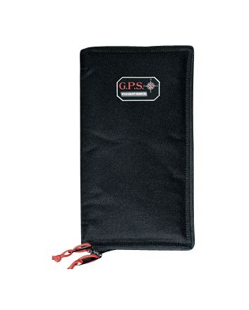 GPS Bags GPS865PS Pistol SleeveMedium Black Nylon with Locking Zippers &amp; Thin Design Holds 1 Handgun
