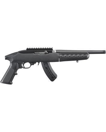 Ruger 4924 22 Charger Takedown 22 LR 15+1 10" Black Threaded Barrel, Black Polymer Frame, Black Picatinny Rail Receiver, Ergonomic Polymer Grip, Right Hand