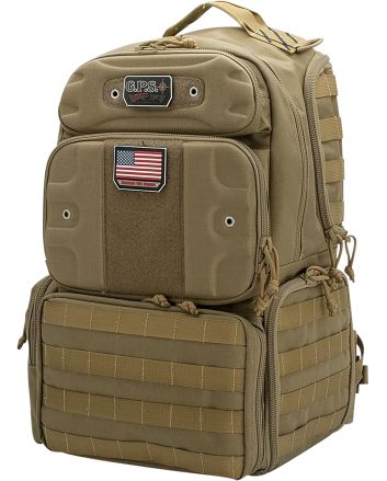 GPS Bags T1913BPT TacticalTan 1000D Polyester 4 Handguns