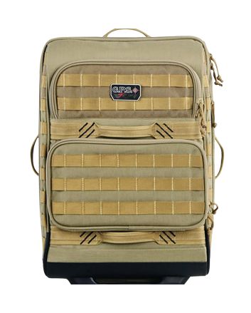 GPS Bags T2214RCT Tactical Operations Rolling Case Tan 1000D Polyester 2 Handguns