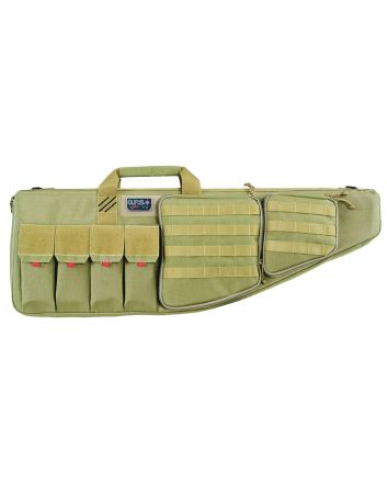GPS Bags T35ART Tactical AR Case 35" Tan 1000D Nylon with Mag &amp; Storage Pockets, Lockable Zippers, External Handgun Pocket &amp; DuPont Teflon Coating