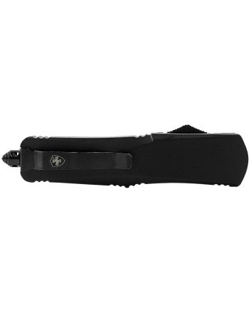 Templar Knife LBR231 Gen IILarge 3.50" OTF Tanto Plain Black Oxide Stonewashed 440C SS Blade,, 5.25" Black Aluminum/Rubber Handle, Glass Breaker