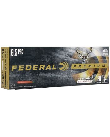 Federal P65PRCTC1 Premium6.5PRC 120gr Trophy Copper 20 Per Box/10 Case