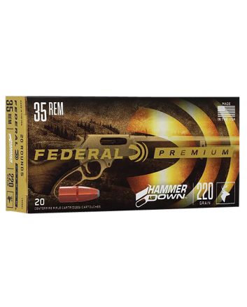 Federal LG35R1 Premium HammerDown 35Rem 220gr Bonded Hollow Point 20 Per Box/10 Case