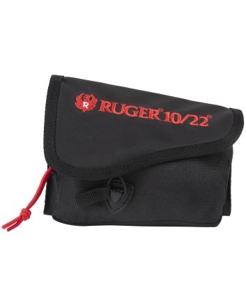 Ruger 27222 Buttstock PouchBlack Cordura