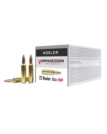 Nosler 65180 Varmageddon22Nosler 62gr Flat Base Hollow Point 50 Per Box/5 Case